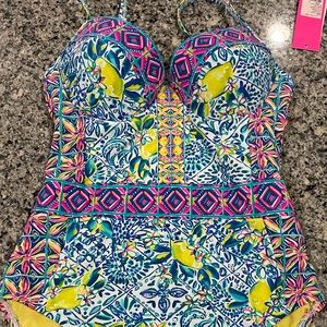 Lilly Pulitzer zest for life swimsuit